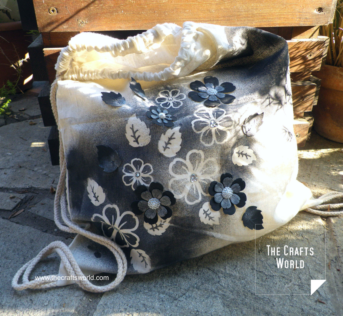 Decorate a bag tutorial