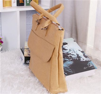 Washable kraft paper shoulder bag MZK02005