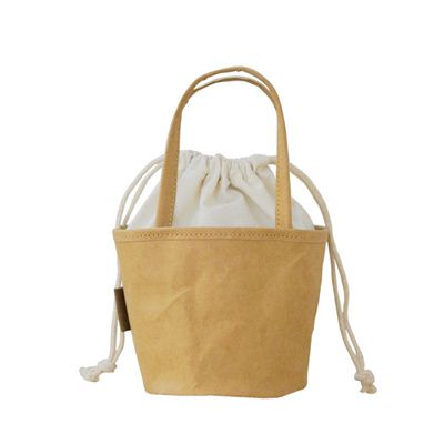 Washable kraft paper cosmetic bag MZK08310