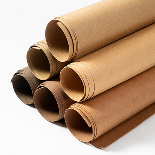 Rolled sheets of responsibly sourced kraft paper